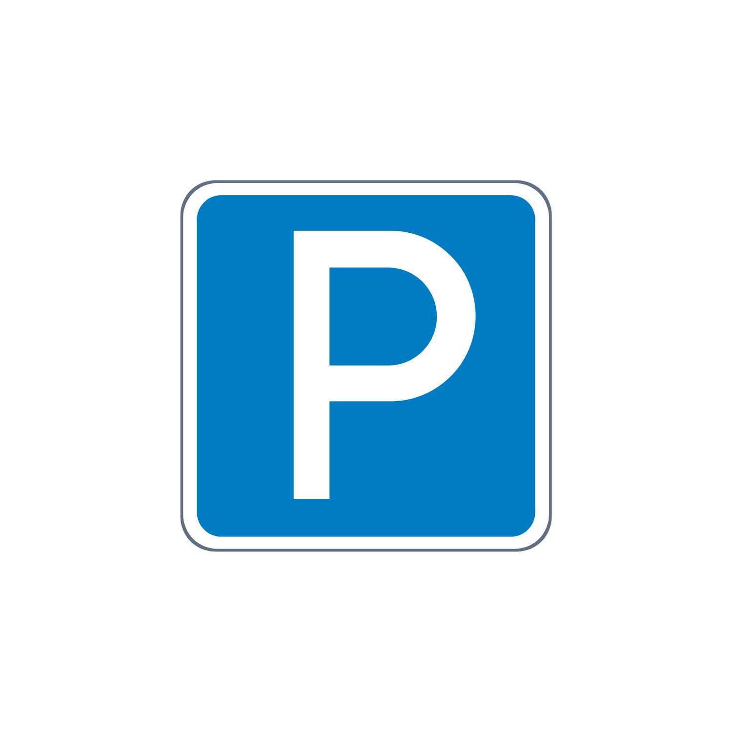 дорожный знак 6.4 "Парковка (парковочное место)" 